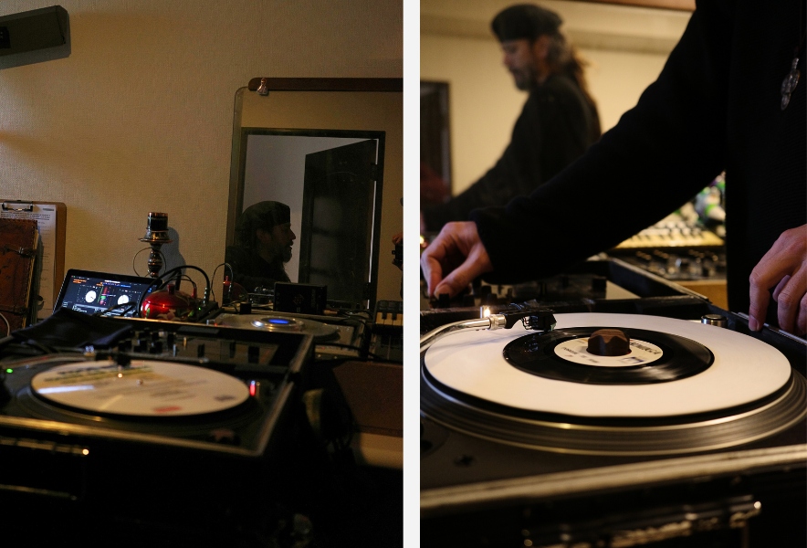 八事の裏山を歩くRas Taro。
